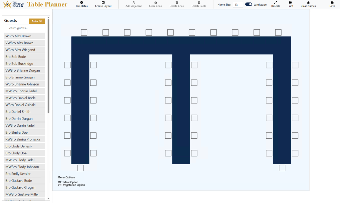 Seating Planner 0